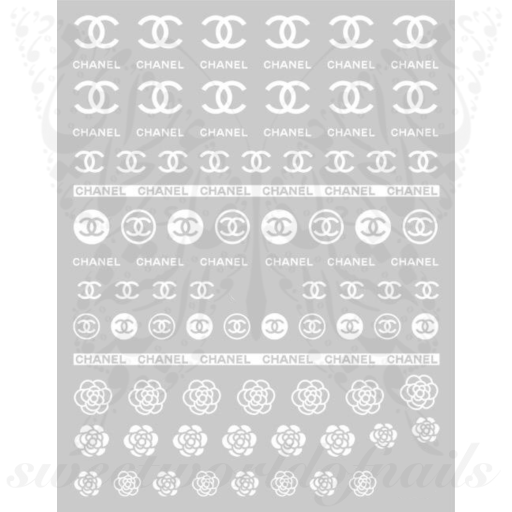  Chanel Nail Stickers