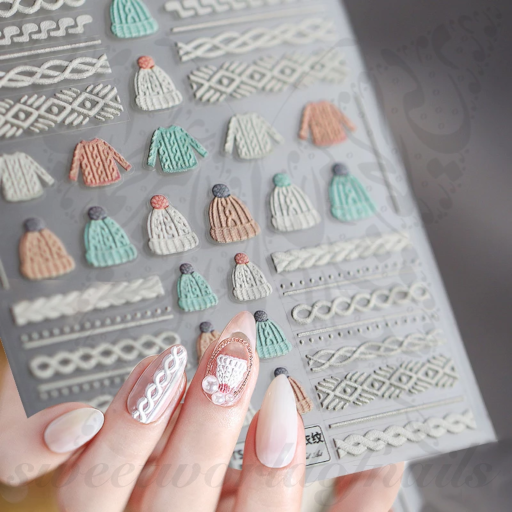 Sweetworldofnails - Beautiful design using our lv white stickers