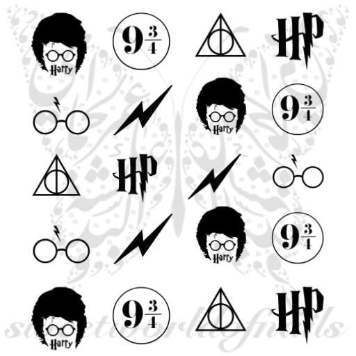 Harry Potter Glasses Lightning Vinyl Decal – Decalfly