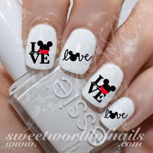 Mickey Mouse Nail Art Water Transfer Decal Stickers