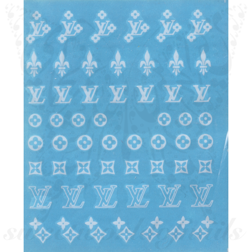 Louie Vuitton colorful clear decals